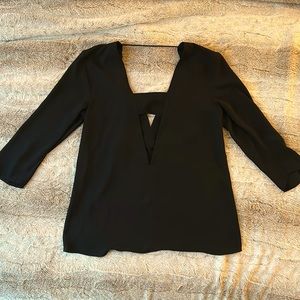 Express sheer blouse, perfect with jeans for a night out. Like new, size XS